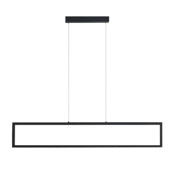 Prostokątna lampa wisząca FADA AZ6533 LED 36W 3000K metalowa czarna