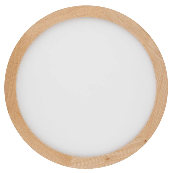 Lampa nasufitowa Aqua 18011 LED 36W 3000-6500K IP54 okrąg drewniana biała