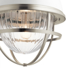 Lampa do kuchni wisząca QN-TOLLIS-P-BN biała nikiel