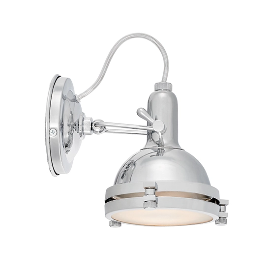 Kinkiet LAMPA ścienna NAUTILIUS 20483103 Kaspa metalowa OPRAWA reflektorek loft chrom