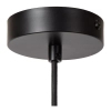 Tkaninowa lampa wisząca Jessica 10421/30/66 Lucide abażur różowy czarny