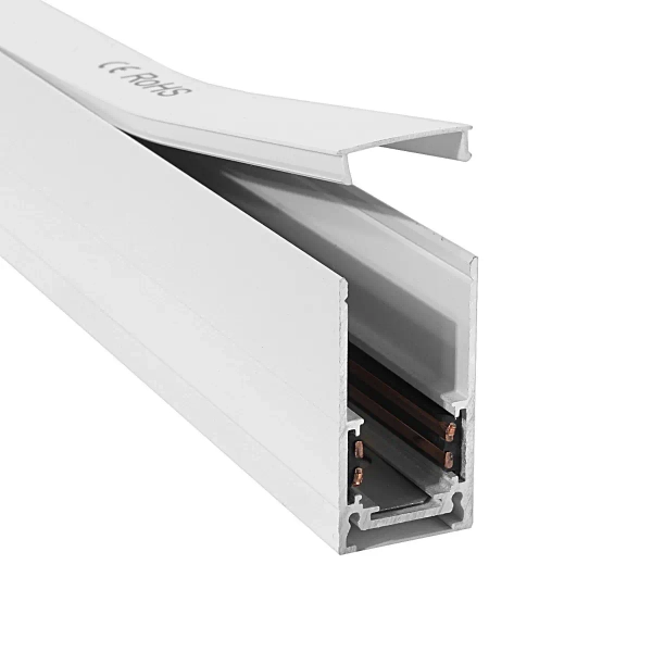 Natynkowa szyna magnetyczna metalowa 1187 300cm listwa biała