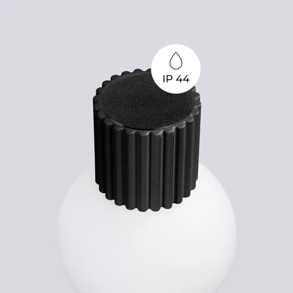 Ścienna lampa kulista HALO SL.1712 do łazienki IP44 biała czarna