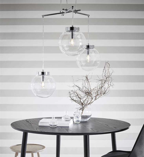 LAMPA wisząca SICILY 107015 Markslojd modernistyczna OPRAWA szklane kule balls kaskada przezroczysta