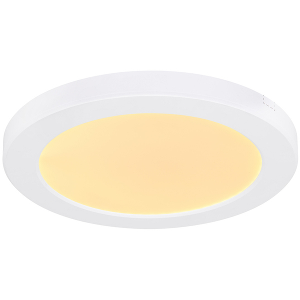 LAMPA sufitowa LASSE 12379-18W Globo okrągła OPRAWA metalowa LED 18W 3000K - 6500K plafon biały