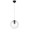 Skandynawska lampa wisząca Tonda ST-8722P-S black Step kula przezroczysta