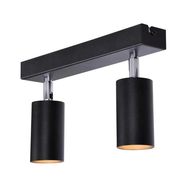 Sufitowa lampa kierunkowa Monti K-4726 Kaja czarne tuby do przedpokoju