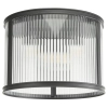 Przysufitowa lampa do kuchni Bianka BIA5322 ryflowana czarna