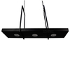 Rustykalna LAMPA zwisowa TRAY 105780 Markslojd metalowa OPRAWA wisząca zwis LED 9W 3000K na łańcuchu belka czarna