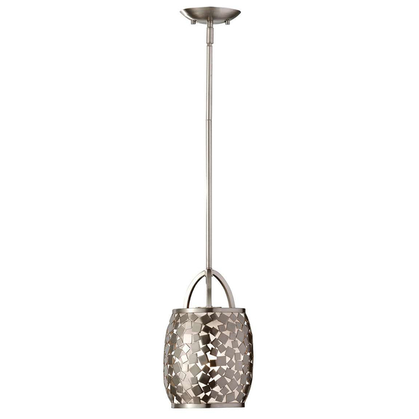 Wisząca LAMPA industrialna ZARA FE-ZARA-P Elstead FEISS metalowa OPRAWA zdobiona stal szczotkowana