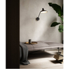 Lampa ścienna Darci 2120551003 DFTP do kuchni metalowa czarna