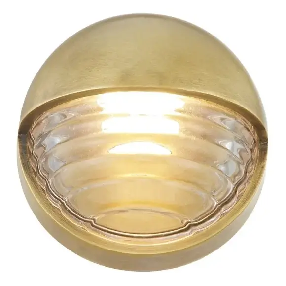 Modernistyczna lampa ścienna Palais QN-PALAIS-WS-VBS LED 9W 3000K mosiądz