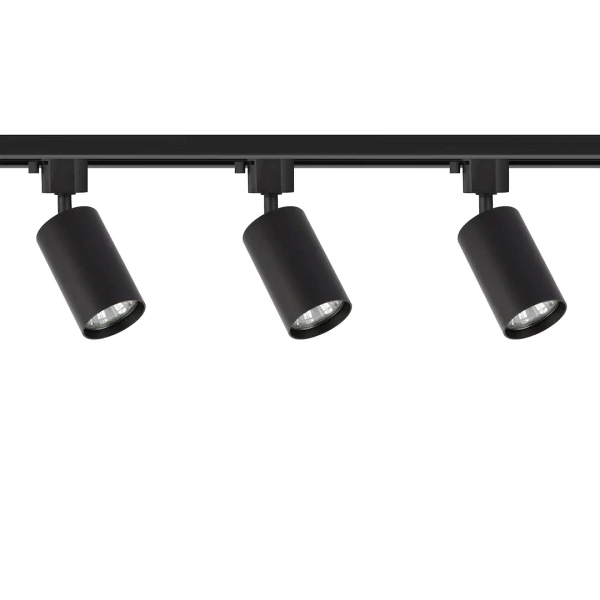 Potrójna sufitowa lampa 1m Tiger Track ML2126 na listwie reflektorki czarny
