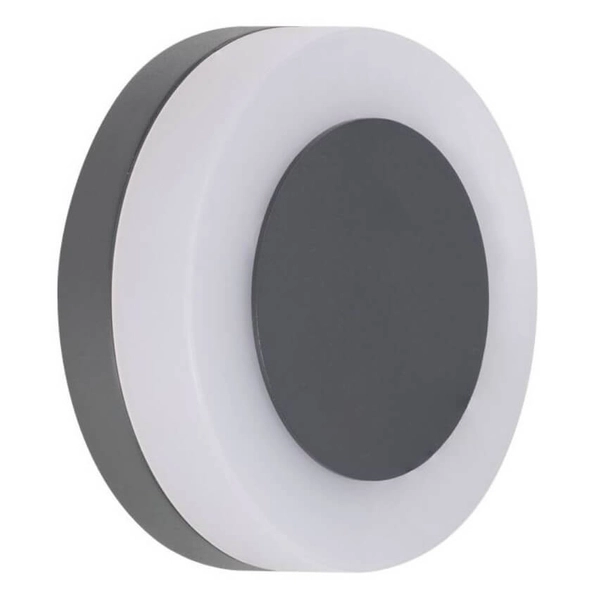 Okrągła lampa elewacyjna ENOK AZ4460 Azzardo LED 10W 3000K IP65 szary