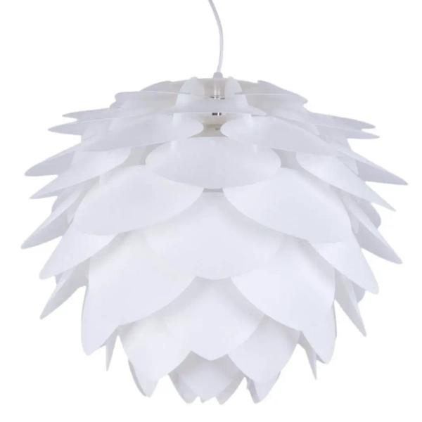 LAMPA wisząca NATURAL CHUW-E27 Abigali dekoracyjna ananas szyszka biała