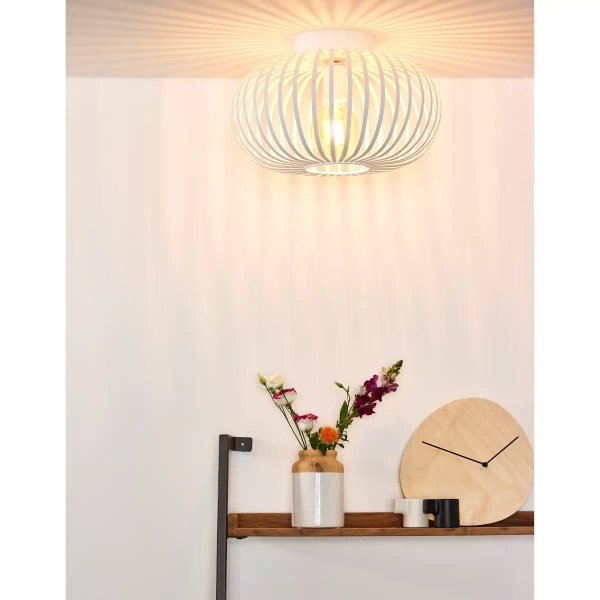 Sufitowa lampa druciana Manuela 78174/40/31 Lucide metalowa biała