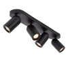 Kuchenna lampa przysufitowa PUNCH 13958/04/30 Lucide tubki czarny