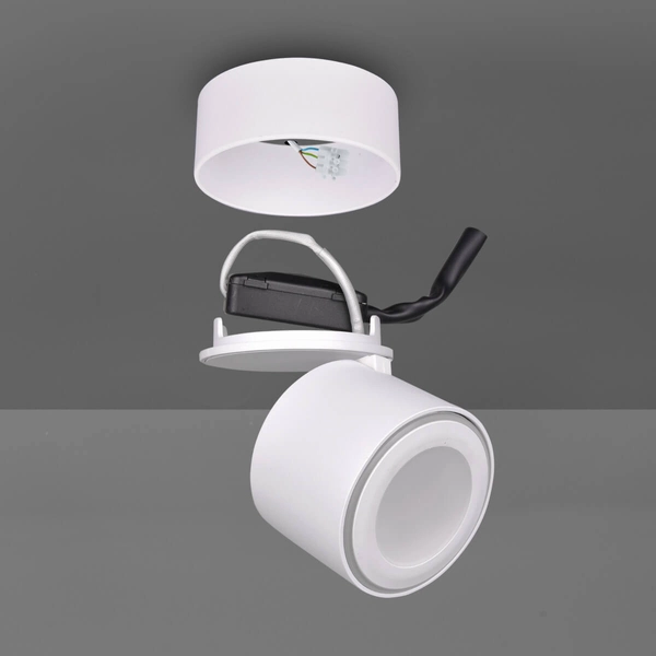 Sufitowy reflektorek TAURUS 652910131 Trio LED 5W 3000K krążek biały outlet