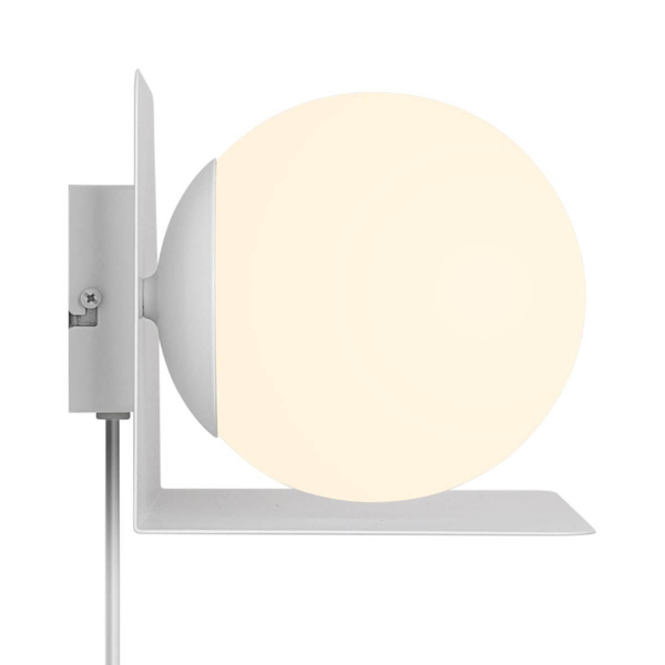 Lampa ścienna szklana kula LILIBETH 2312931001 biały