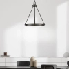 Industrialna lampa wisząca Collier HK-COLLIER-P-BX na łańcuchu czarna