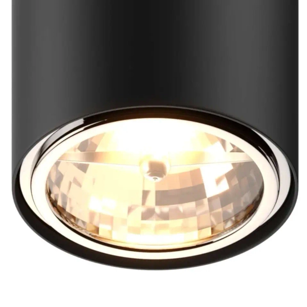 Sufitowa lampa tuba BOX 50630 regulowana metalowa czarna