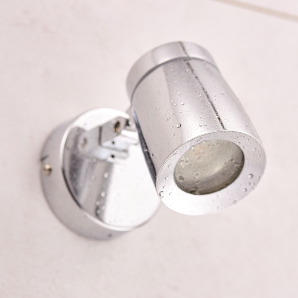 Spot sufitowy reflektor regulowany IP44 chrom Knight outlet