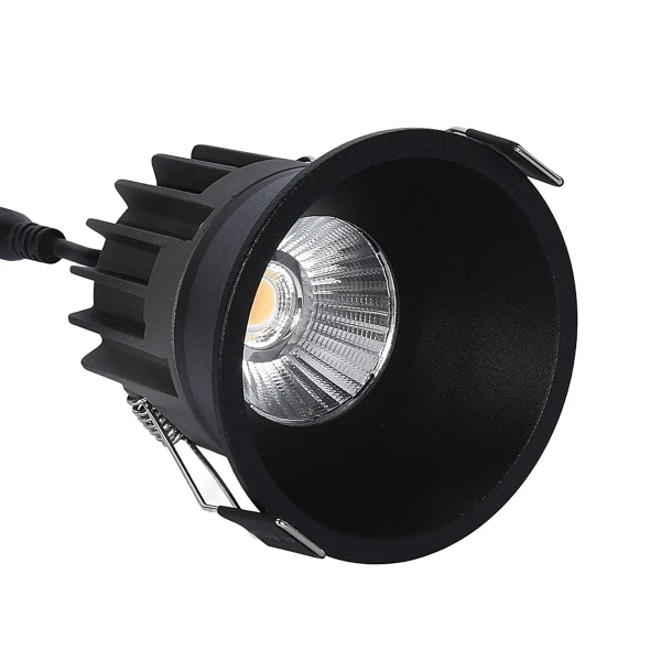 Łazienkowa oprawa wpustowa 1384 IP44 LED 6W 4000K IP44 czarna