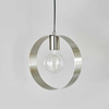 Minimalistyczna lampa wisząca nad stół Hoop 90454 Endon nikiel