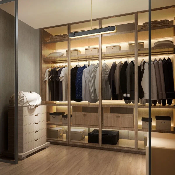 Lampa liniowa wisząca Valise QN-VALISE-LP80-VBS-TL LED 30W 2620K mosiądz