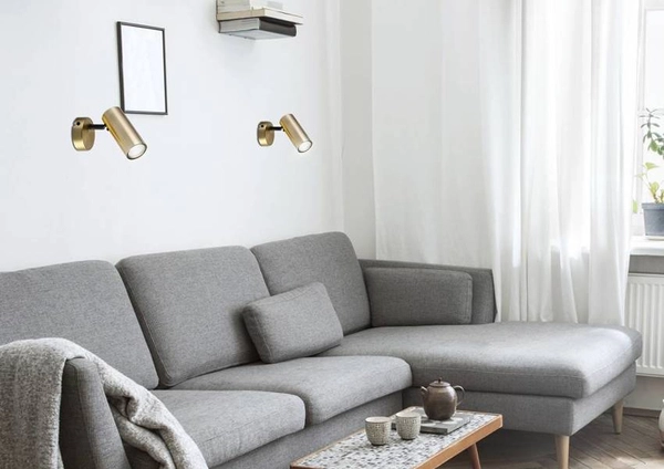 Kinkiet ścienny Colly 91-01702 Candellux metalowy spot mosiądz