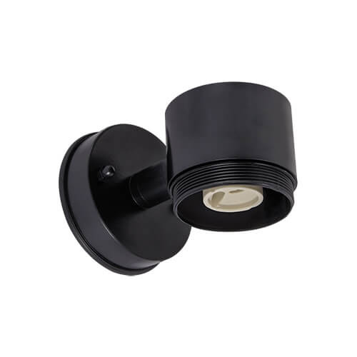 Zewnętrzna LAMPA elewacyjna GORDON 03936 Ideus ogrodowa OPRAWA ścienna tuba IP54 czarna