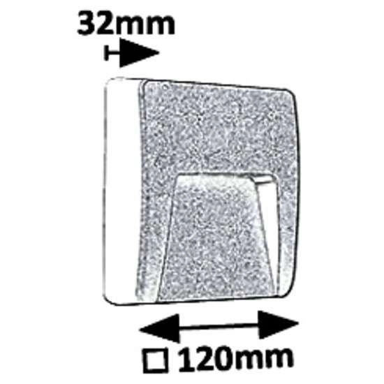 Schodowa LAMPA zewnętrzna TRENTO 8894 Rabalux LED 3W 4000K elewacyjna IP65 grafitowa