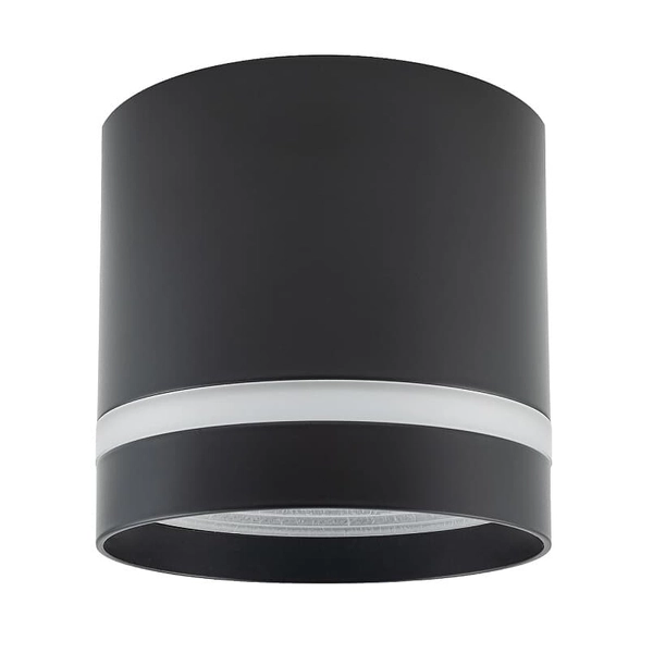 Punktowa lampa tuba Cres 10480 Nowodvorski natynkowa okrągła czarna