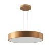 Wisząca lampa do sypialni Kengo 5237 okrągła tuba złota
