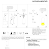 Lampa sufitowa punktowa Stala 301001002 Elkim kuchenna tuba biała