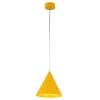 Stożkowa lampa wisząca nad stół CONO 10077 żółty