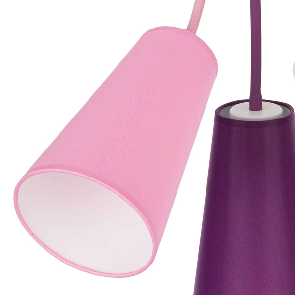 Lampa sufitowa dziecięca Wire 1711 TK Lighting na peszlu klosze wielokolorowa