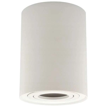 Spot LAMPA sufitowa SLP6319 MDECO okrągła OPRAWA natynkowy SPOT metalowy tuba biała