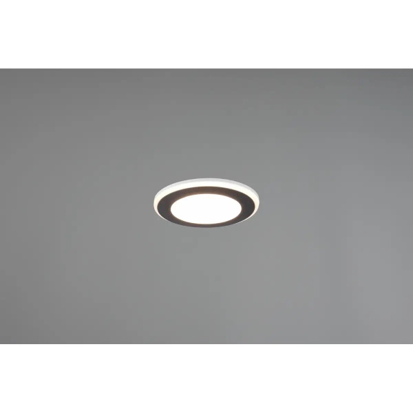 Wpustowa lampa sufitowa AURA 652310132 LED 5W 3000K okrągły czarny