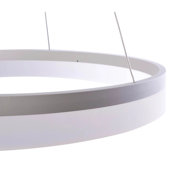 LAMPA wisząca RING ML066 Milagro okrągła OPRAWA zwis circle LED 36W 4000K pierścień biały alvendre