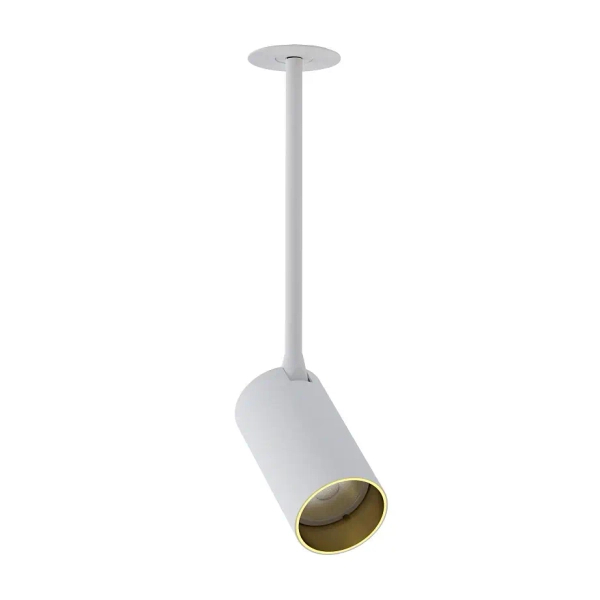 Punktowa sufitowa lampa MONO 7677 do jadalni biała