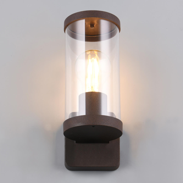 Elewacyjna lampa tuba Bonito R21596124 IP44 brązowy