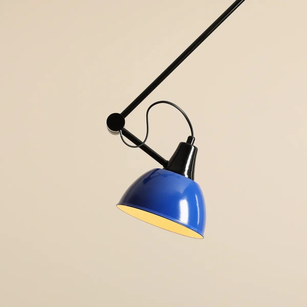 Regulowana lampa sufitowa AIDA 1141PL_G3_25 metalowa kobaltowa czarna