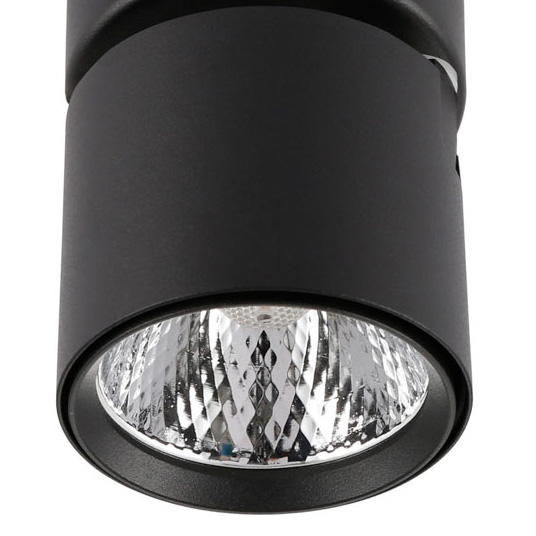 Sufitowa LAMPA plafon BONIVA SPL-2854-1-SC-BL Italux regulowana OPRAWA metalowy LED 5W 3000 K spot reflektorek czarne