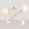 Przysufitowa lampa molekułowa PINNE 1080PL_L9 Aldex kremowy