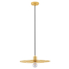 Lampa zwisająca metalowa BAMEPA LE44343 okragła złoty