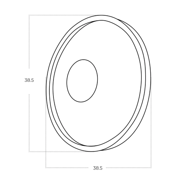 Ścienna lampa na przedpokój OWLEN AZ5617 Azzardo LED 32W 3100K czarny