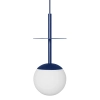 Okrągła lampa sufitowa do jadalni PLAAT A PLA11313P0 granatowy