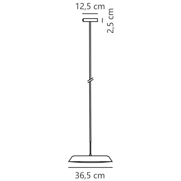 Wisząca lampa nad stół PISO 2010763001 LED 22,3W 2200-2700K biała