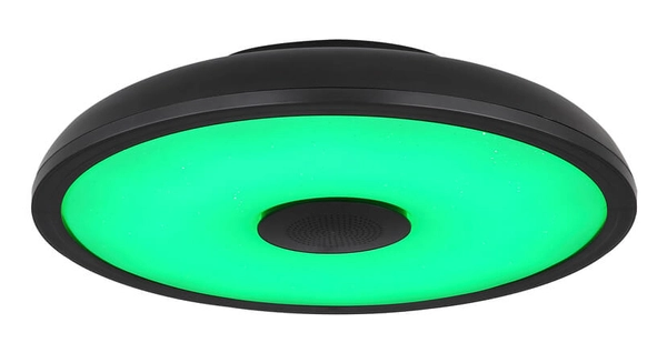 Lampa sufitowa Raffy 41366B z głośnikiem LED 18W czarna